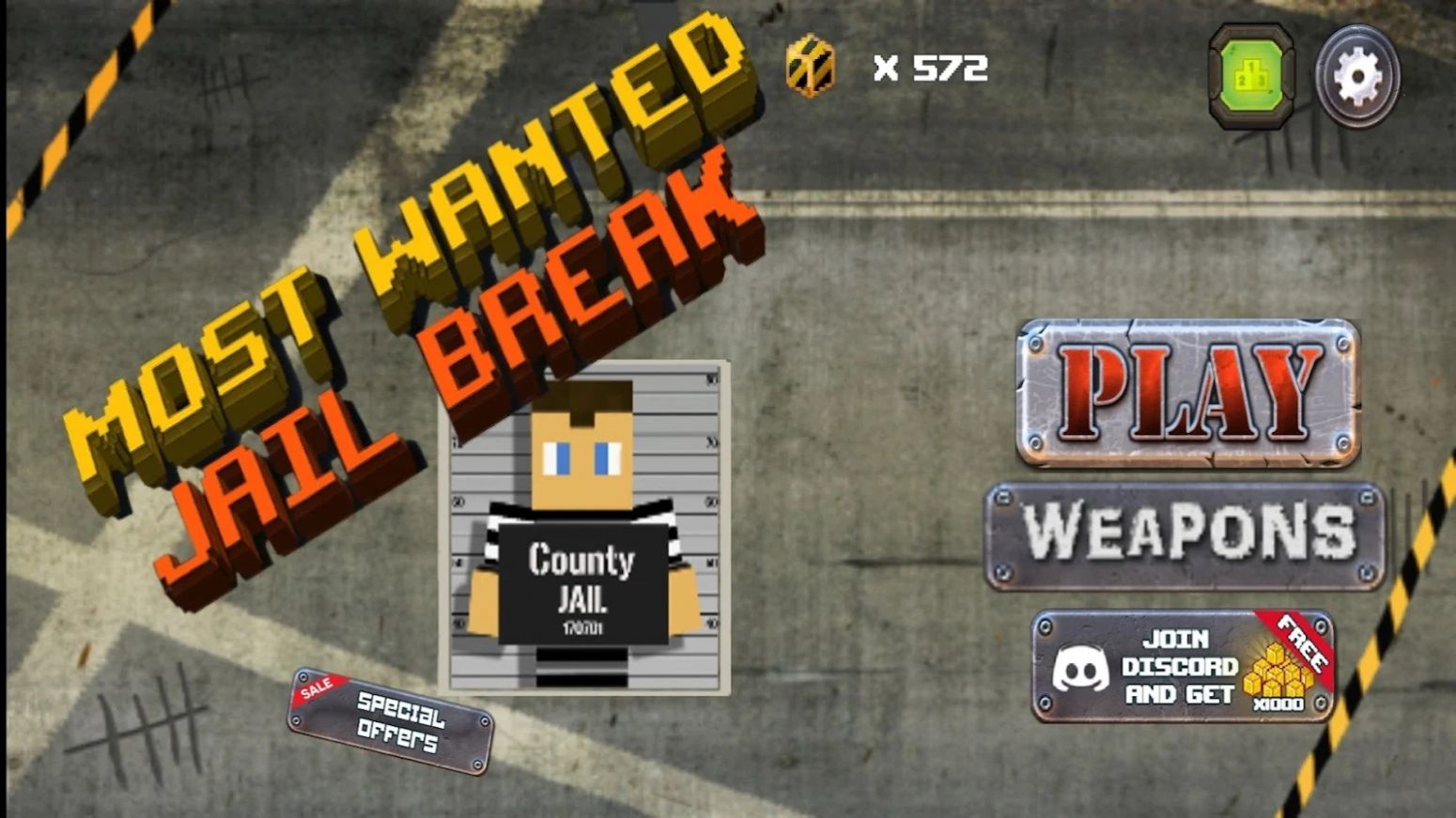 方块人越狱生存游戏最新版（Most Wanted Jail Break）图片1